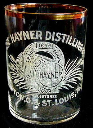 Hayner Distilling Co. shot glass
