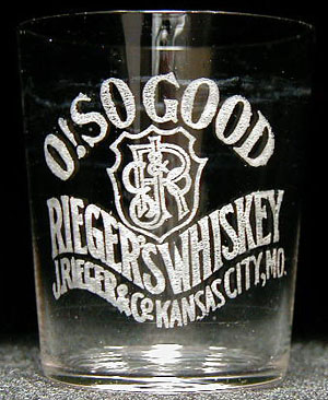 Jacob Rieger & Co. O! So Good shot glass