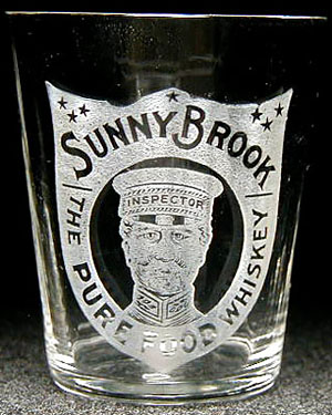 Sunny Brook Distillers "Inspector" shot glass